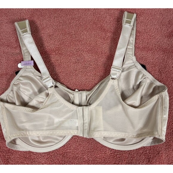Bali Minimizer Bra Underwire Unlined Style DF3562 Tan Size 42D NEW - Picture 5 of 9